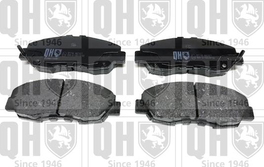 Quinton Hazell BP718 - Brake Pad Set, disc brake www.autospares.lv