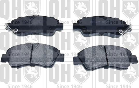 Quinton Hazell BP734 - Brake Pad Set, disc brake www.autospares.lv