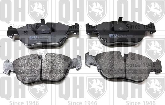 Quinton Hazell BP738 - Brake Pad Set, disc brake www.autospares.lv