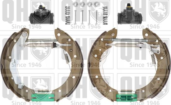 Quinton Hazell BS955K1 - Brake Shoe Set www.autospares.lv