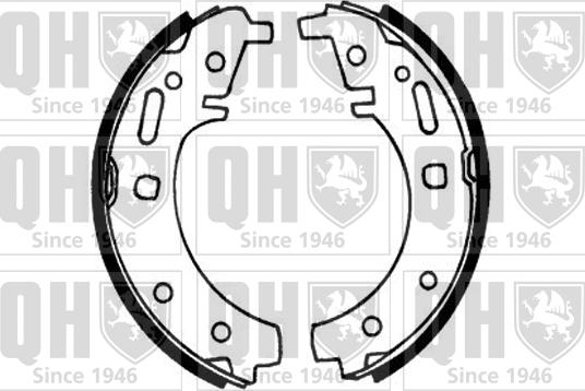 Quinton Hazell BS964 - Brake Shoe Set www.autospares.lv