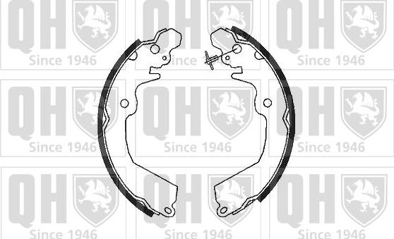 Quinton Hazell BS937 - Brake Shoe Set www.autospares.lv