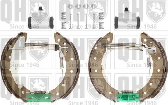 Quinton Hazell BS927K4 - Bremžu loku komplekts www.autospares.lv