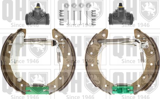 Quinton Hazell BS927K1 - Brake Shoe Set www.autospares.lv