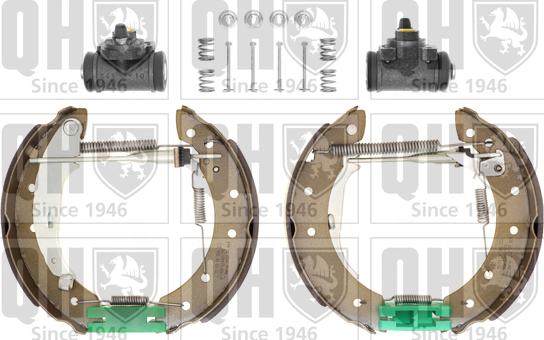 Quinton Hazell BS927K3 - Bremžu loku komplekts www.autospares.lv