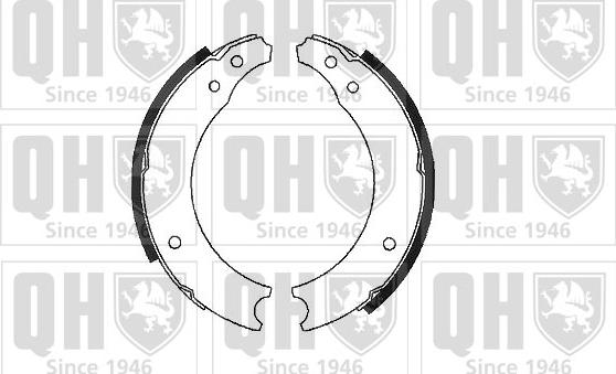 Quinton Hazell BS552 - Brake Shoe Set www.autospares.lv