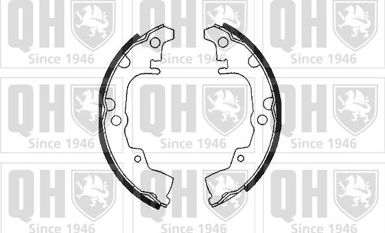 Quinton Hazell BS690 - Brake Shoe Set www.autospares.lv