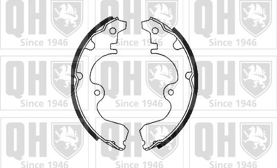 Quinton Hazell BS682 - Brake Shoe Set www.autospares.lv