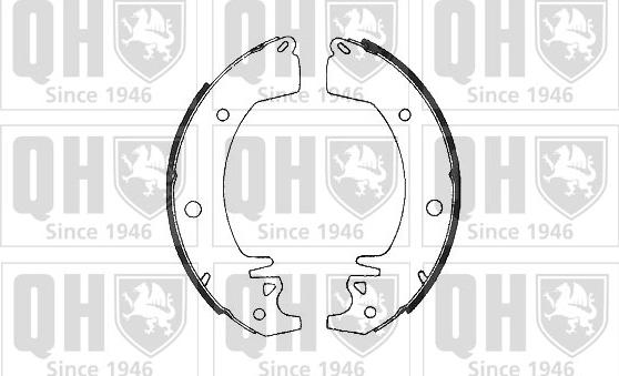 Quinton Hazell BS676 - Bremžu loku komplekts autospares.lv