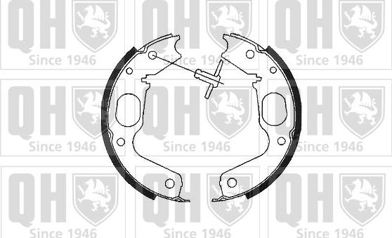 Quinton Hazell BS1096 - Bremžu loku kompl., Stāvbremze www.autospares.lv