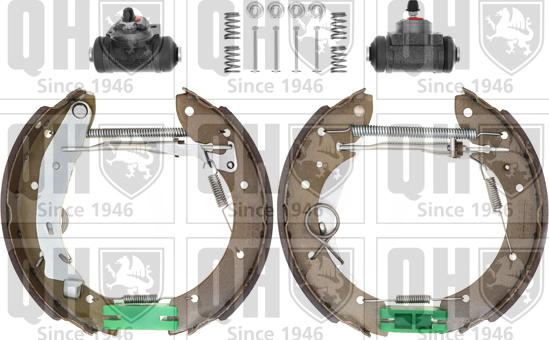 Quinton Hazell BS1004K3 - Brake Shoe Set www.autospares.lv