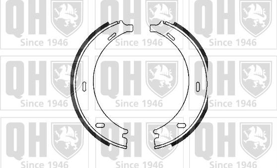 Quinton Hazell BS1083 - Bremžu loku kompl., Stāvbremze www.autospares.lv