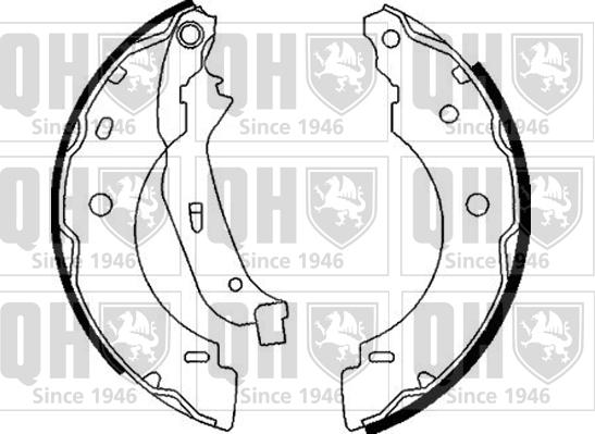 Quinton Hazell BS1034 - Bremžu loku komplekts autospares.lv