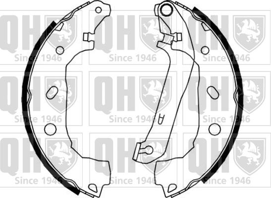 Quinton Hazell BS1150 - Bremžu loku komplekts www.autospares.lv