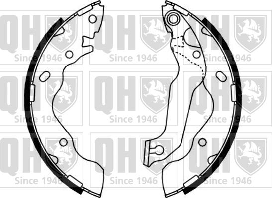 Quinton Hazell BS1157 - Brake Shoe Set www.autospares.lv