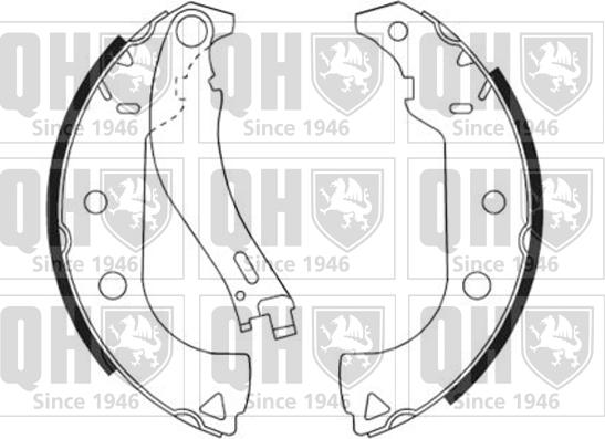 Quinton Hazell BS1167 - Bremžu loku komplekts autospares.lv