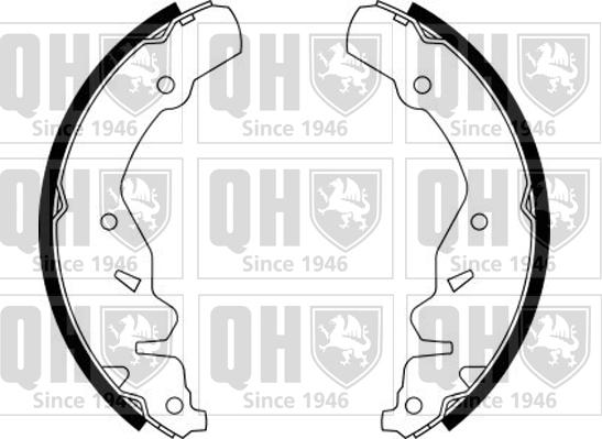 Quinton Hazell BS1135 - Brake Shoe Set www.autospares.lv