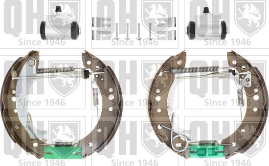 Quinton Hazell BS1130K3 - Brake Shoe Set www.autospares.lv