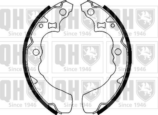 Quinton Hazell BS867 - Brake Shoe Set www.autospares.lv