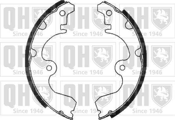 Quinton Hazell BS880 - Brake Shoe Set www.autospares.lv