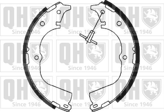 Quinton Hazell BS881 - Brake Shoe Set www.autospares.lv