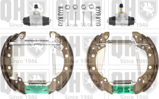 Quinton Hazell BS836K3 - Brake Shoe Set www.autospares.lv