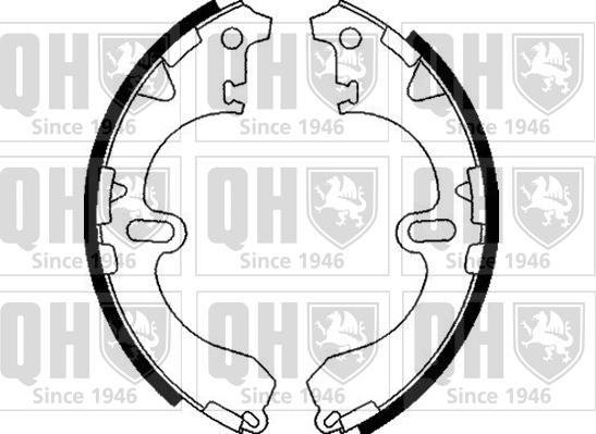 Quinton Hazell BS825 - Brake Shoe Set www.autospares.lv