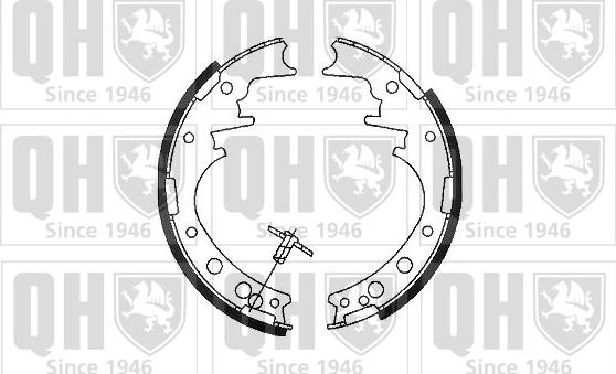 Quinton Hazell BS759 - Bremžu loku komplekts autospares.lv