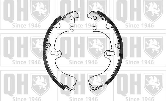 Quinton Hazell BS756 - Brake Shoe Set www.autospares.lv