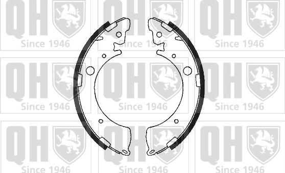 Quinton Hazell BS733 - Brake Shoe Set www.autospares.lv