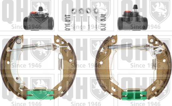 Quinton Hazell BS777K2 - Bremžu loku komplekts www.autospares.lv