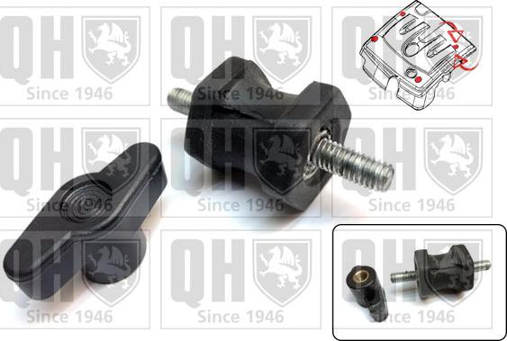 Quinton Hazell EM4449R - Motora vāks www.autospares.lv