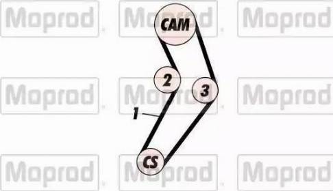 Quinton Hazell MBPK1221 - Water Pump & Timing Belt Set www.autospares.lv