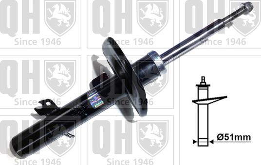 Quinton Hazell QAG181063 - Amortizators www.autospares.lv