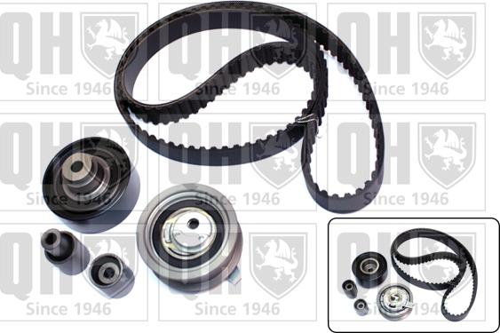 Quinton Hazell QBK437 - Комплект зубчатого ремня ГРМ www.autospares.lv