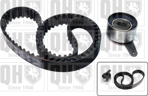 Quinton Hazell QBK596 - Комплект зубчатого ремня ГРМ www.autospares.lv