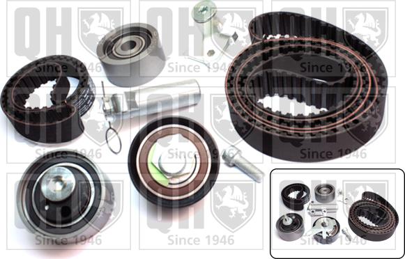 Quinton Hazell QBK584 - Комплект зубчатого ремня ГРМ www.autospares.lv