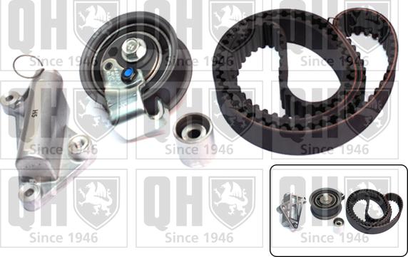 Quinton Hazell QBK643 - Комплект зубчатого ремня ГРМ www.autospares.lv