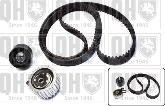 Quinton Hazell QBK657 - Timing Belt Set www.autospares.lv