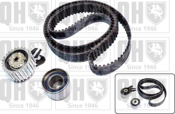 Quinton Hazell QBK687 - Комплект зубчатого ремня ГРМ www.autospares.lv