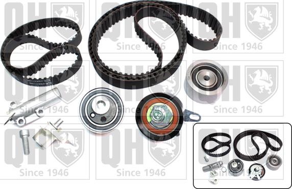 Quinton Hazell QBK634 - Комплект зубчатого ремня ГРМ www.autospares.lv