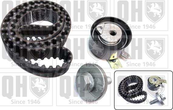 Quinton Hazell QBK626 - Комплект зубчатого ремня ГРМ www.autospares.lv