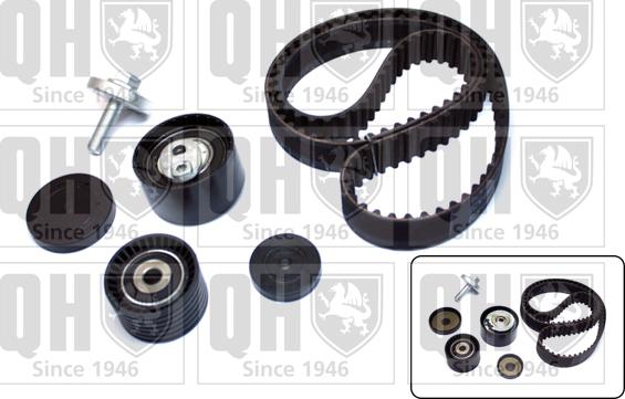 Quinton Hazell QBK676 - Timing Belt Set www.autospares.lv