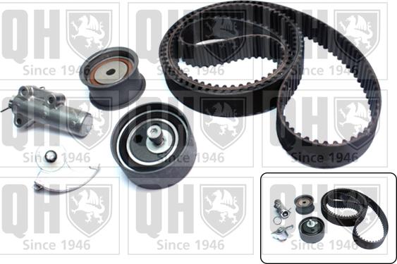 Quinton Hazell QBK670 - Timing Belt Set www.autospares.lv