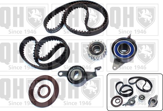 Quinton Hazell QBK157 - Timing Belt Set www.autospares.lv