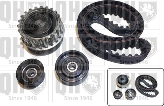 Quinton Hazell QBK177 - Timing Belt Set www.autospares.lv