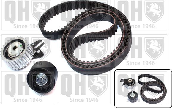 Quinton Hazell QBK817 - Комплект зубчатого ремня ГРМ www.autospares.lv