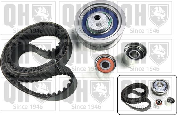 Quinton Hazell QBK882 - Комплект зубчатого ремня ГРМ www.autospares.lv