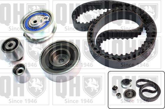 Quinton Hazell QBK870 - Комплект зубчатого ремня ГРМ www.autospares.lv