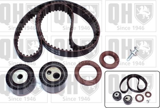 Quinton Hazell QBK244P - Комплект зубчатого ремня ГРМ www.autospares.lv